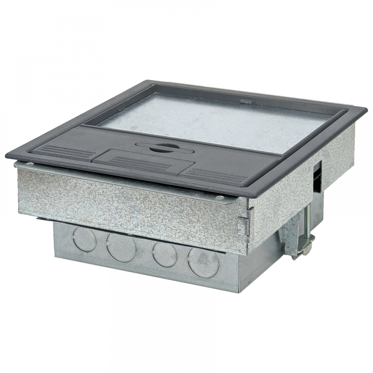 Floor Socket Box 2 Compartment With Power & Data DCDI